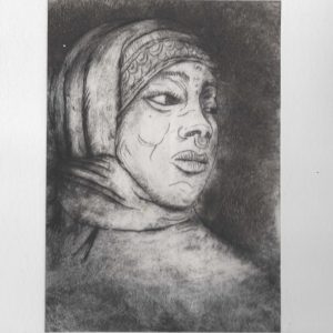 Woman Orginal Etching